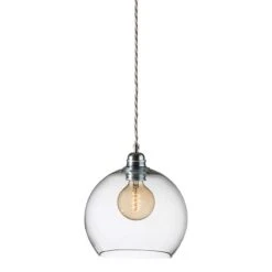 Rowan Lamoe Ø22cm, Klar/Silber