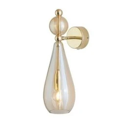 Smykke Wandleuchte, Golden Smoke / Shiny Gold