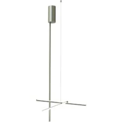 Flos Coordinates C1 Long Deckenlampe, Argent Moon