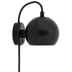 Ball Magnet Wandleuchte, Matt Black