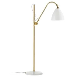 Gubi Bestlite BL3M Standleuchte, Messing/Weiss