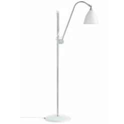 Gubi Bestlite BL3S Standleuchte, Chrom/Weiss