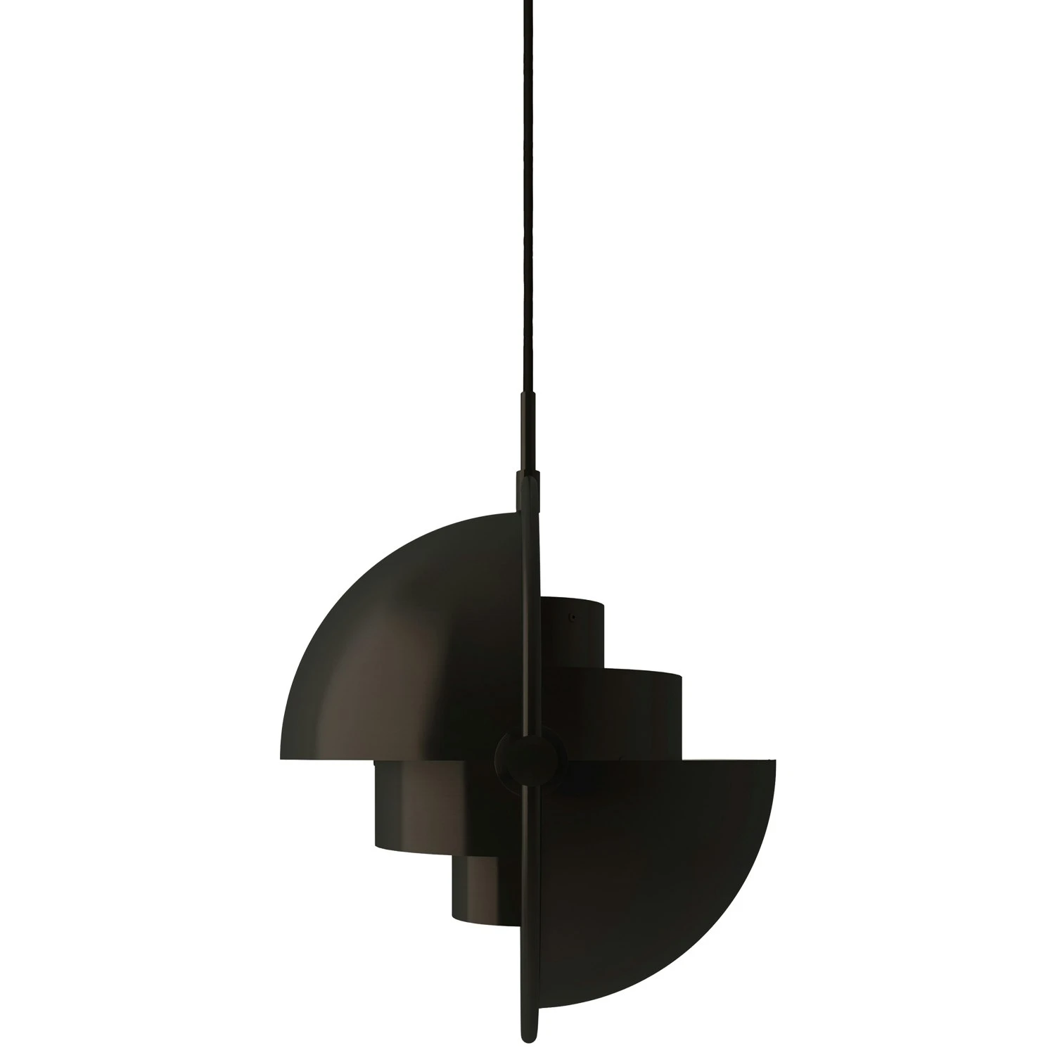 Gubi Multi-Lite Hängelampe Ø25,5 Cm, Schwarz Messing – Bild 4