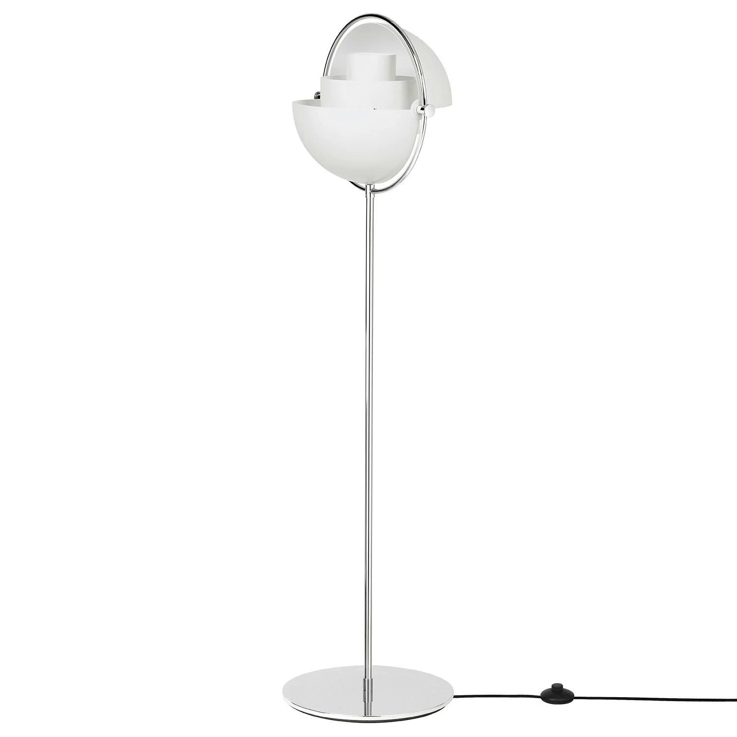 Gubi Multi-Lite Stehleuchte, Chrome/Weiss – Bild 3