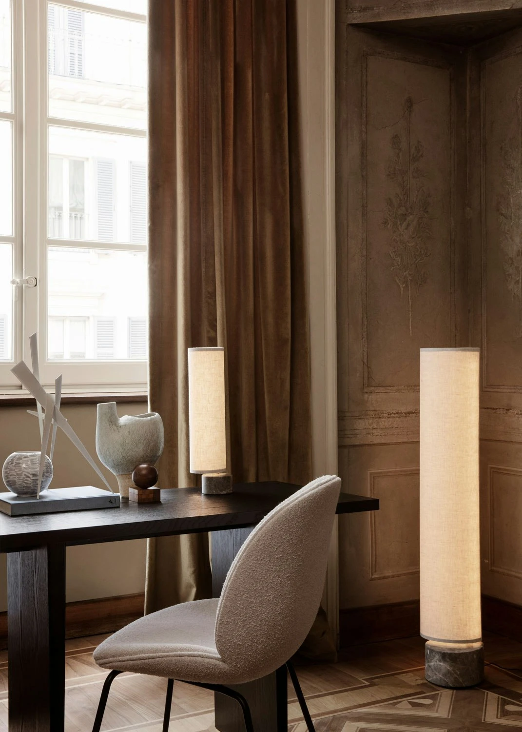 Gubi Unbound Tischlampe Segeltuch, Ø12x45 Cm – Bild 4