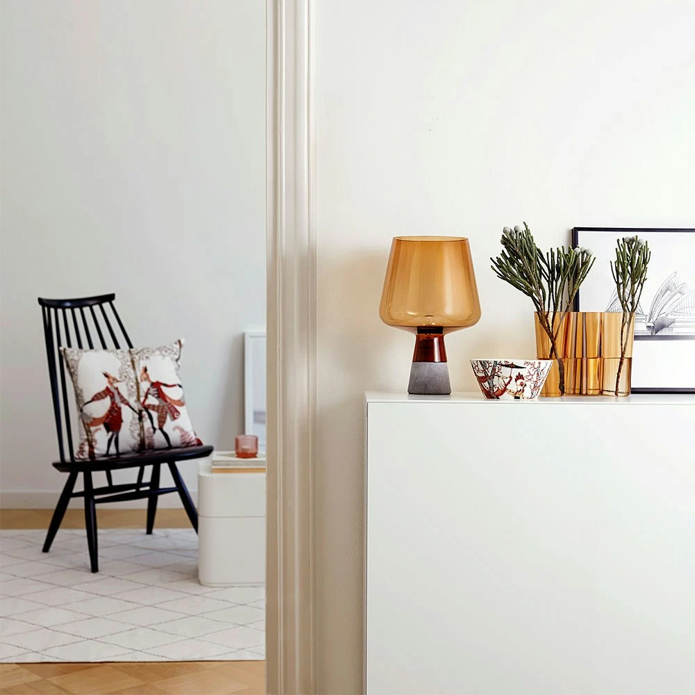 Iittala Leimu Tischlampe 30cm, Grau – Bild 3