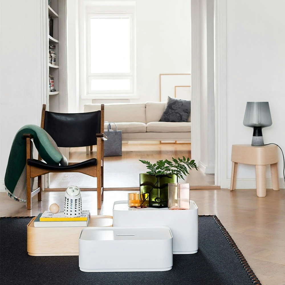 Iittala Leimu Tischlampe 30cm, Grau – Bild 2