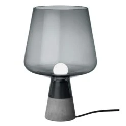 Iittala Leimu Tischlampe 30cm, Grau