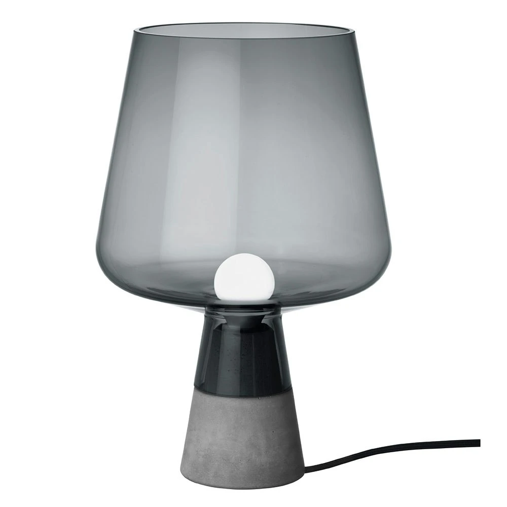 Iittala Leimu Tischlampe 30cm, Grau