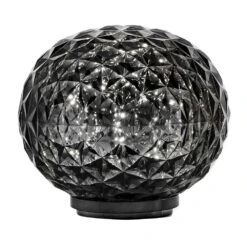 Kartell Mini Planet Tischlampe Batterie Dimmbar, Smoke