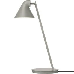 Louis Poulsen NJP Mini Tischlampe, Light Aluminium Grey
