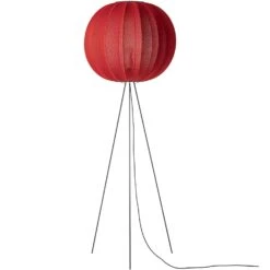 Knit-Wit Stehlampe Hoch Rund 60 Cm, Maple Red
