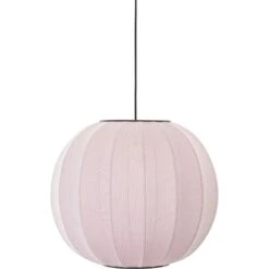 Knit-Wit Hängelampe Rund 45 Cm, Hell-Pink