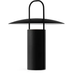 Menu Ray Tischlampe Tragbar, Schwarz