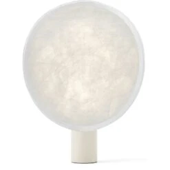 New Works Tense Tischlampe Tragbar, Weiß