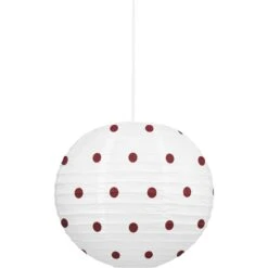 Nofred Dot Lampenschirm Reispapier Ø40 Cm, Burgunderrot