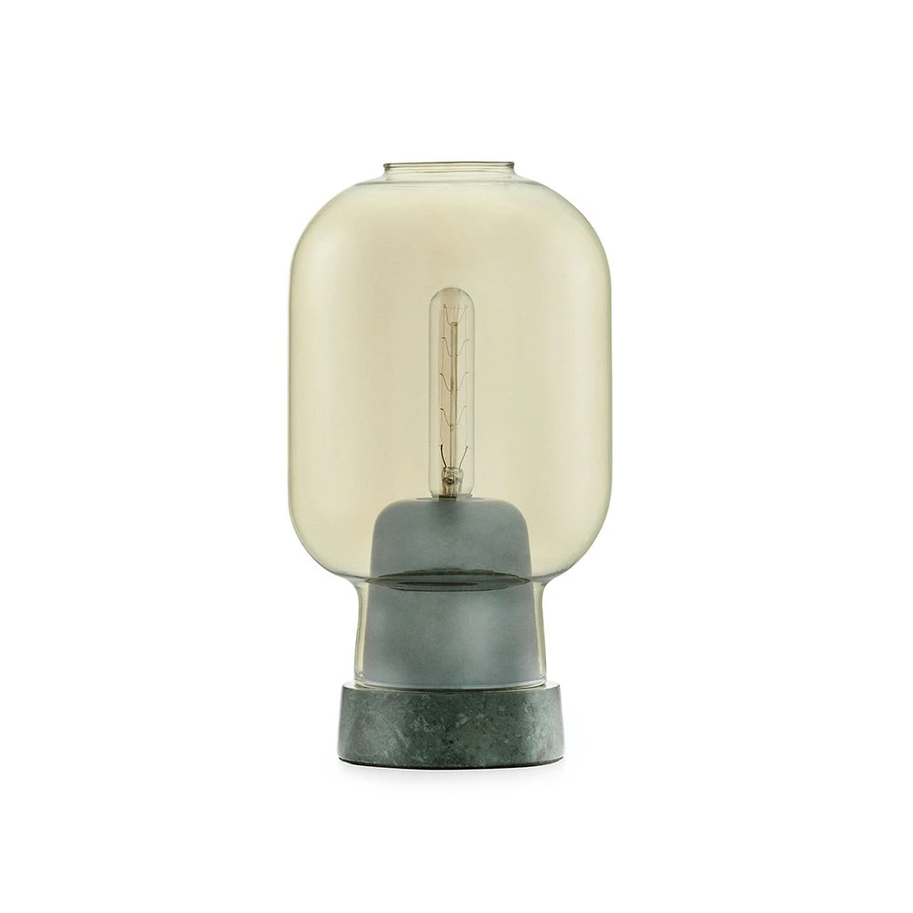 Normann Copenhagen Amp Tischlampe, Gold / Grün Marmor