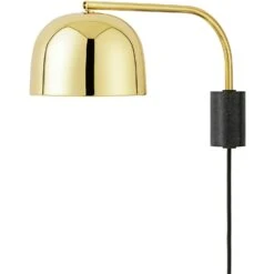 Normann Copenhagen Grant Wall Light EU 43 Cm, Brass