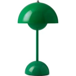 &Tradition Flowerpot VP9 Tischlampe Tragbar, Signal Green